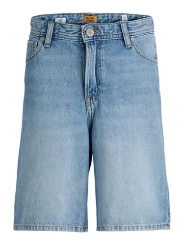 JACK & JONES Boy Jeans-Shorts Loose Fit - Stylische Loose Fit Jeans-Shorts für Jungen, aus 95% Baumwolle für hohen Tragekomfort und Nachhaltigkeit durch recycelte Materialien.