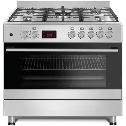 Gasline GAG90GOXEL – 90 cm Gassandherd mit 5 Brennern und Elektro-Backofen