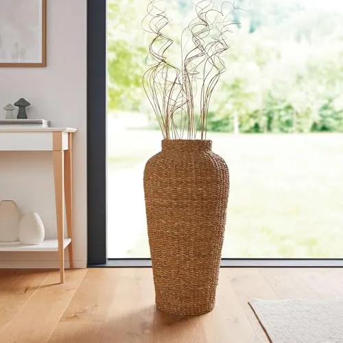 Frank-Flechtwaren Deko-Bodenvase 