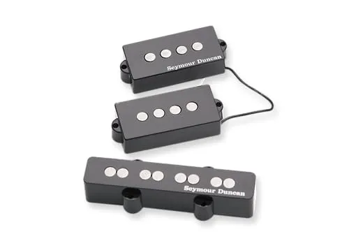 Seymour Duncan Micro PJB-SET QUARTER POUND P-JB, KIT, Schwarz - Gitarren- & Bass-Zubehör mit leistungsstarkem Low-End-Biss und dynamischer Vielseitigkeit. Ideal für Rock, Punk und Metal – ein Muss für jeden Bassisten!