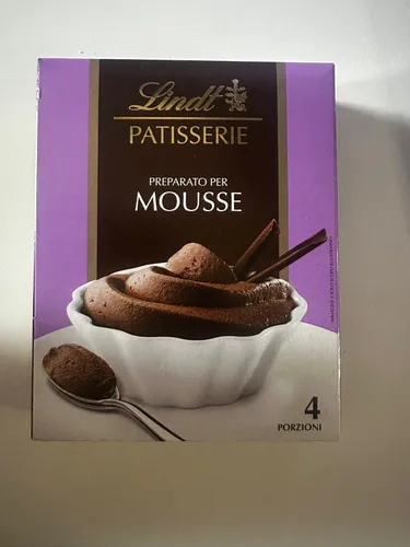 LINDT Patisserie Mousse au Chocolat 110 g - Feine Mousse au Chocolat für ein besonderes Dessert-Erlebnis, ideal für die schnelle Zubereitung und ein Genuss für Schokoladenliebhaber.