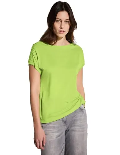 Damen T-Shirt mit Raffung