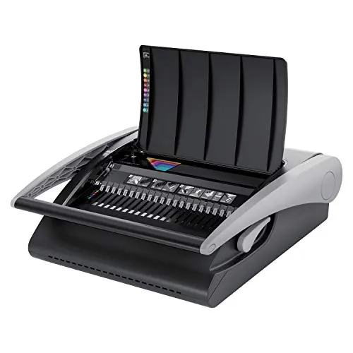 GBC Spiralbindegerät CombBind C210 - Bindegerät für A5/A4/A3, bindet bis zu 450 Blätter und stanzt 25 Blatt. Ideal für professionelle Präsentationen, 2 Jahre Garantie.