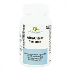 Alkacitrat Tabletten 180 ST - Nahrungsergänzungsmittel für eine ausgewogene Mineralstoffzufuhr, glutenfrei und ohne Laktose, ideal für die tägliche Unterstützung der Gesundheit.