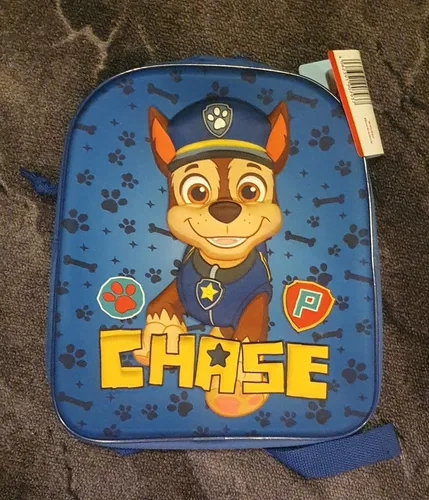 Kinderrucksack PAW PATROL Chase Blau Kinder Rucksack mit 3D Motiv