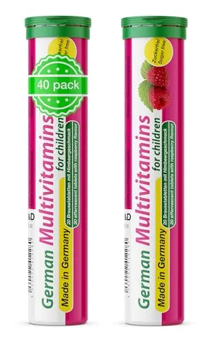 Multivitamin Brausetabletten Für Kinder 2x20 Stk. von T&D