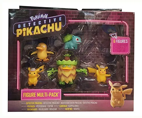 Boti Europe B.V. 97602 Pokémon Multi Pack, 6 Figuren, je ca. 5 cm groß, Mehrfarbig