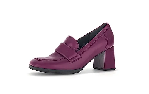 Gabor Hochfrontpumps Damen 31373836343233 Pink 38 EU - Pumps aus hochwertigem Glattleder mit breitem Zierriemen und 7 cm Blockabsatz - ideal für elegante Anlässe und perfekten Tragekomfort.