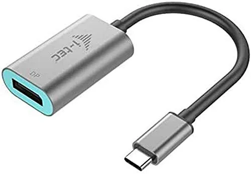 Adapter USB-C > Metal DisplayPort 4K / 60Hz schwarz/silber