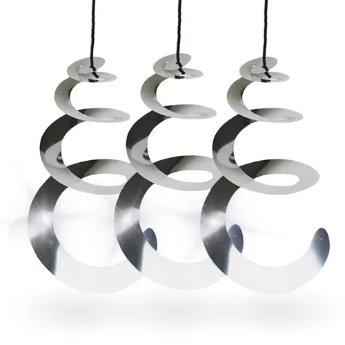 6X Windspirale Vogelabwehr Reflektierend Vogelschreck Spirale Taubenabwehr Taube
