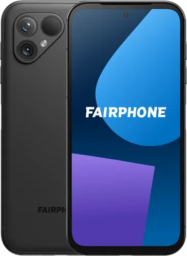 Fairphone 5 mattschwarz 8+256GB - Nachhaltiges Smartphone, 70% recycelte Materialien und einfach reparierbar