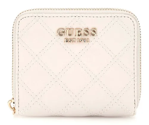 Guess Geldbörse Zip Around Wallet in weiß von GUESS