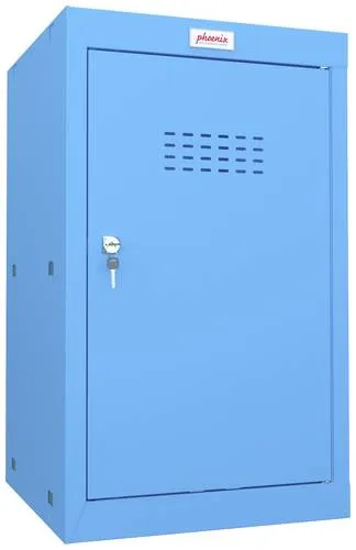 Phoenix CL0644BBK CL-Serie Würfelspind mit Schlüsselschloss - Würfelspind aus robustem Stahl, ideal für die sichere Aufbewahrung persönlicher Gegenstände in Büros, Fitnessstudios und Schulen. Modular und schnell montierbar, mit hochwertiger Pulverbeschichtung in verschiedenen Farben.