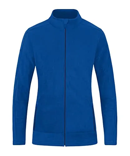JAKO Fleecejacke Micro-Fleece royalblau Damen, Größe: 40 - Funktionsjacken – Strapazierfähige Fleecejacke aus 100% Polyester, waschbar bei 40°C, bietet hohen Tragekomfort und moderne Optik, ideal als Berufsbekleidung.