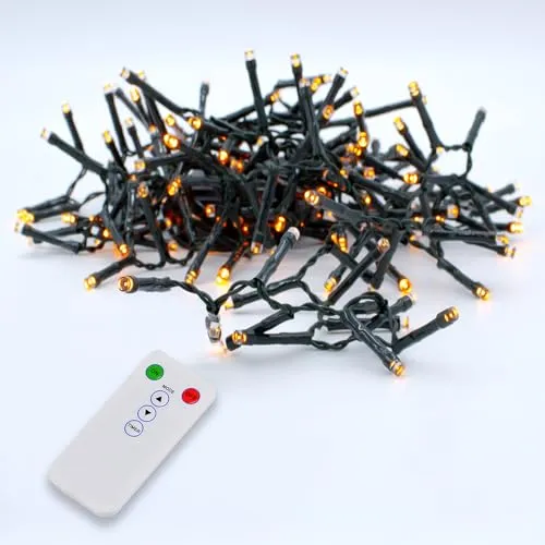 Spetebo Weihnachtsbaum Lichterkette 200 LED