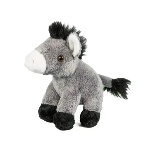 Teddys Rothenburg Kuscheltier Esel sitzend grau 15 cm Plüschesel Plüschtier