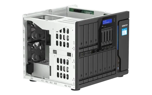 QNAP TurboStation TS-1655-8G NAS-Server - NAS-Server mit 16 Einschüben für hohe Speicherkapazität, ideal für Unternehmen oder kreative Profis, die große Datenmengen verwalten müssen.