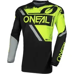 Oneal Element Shocker Motocross Jersey, schwarz-gelb, Größe S für Männer