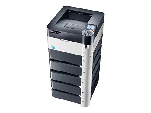 Kyocera FS-4100DN Monolaserdrucker - Drucker mit extrem günstigen Druckkosten, bis zu 45 Seiten/Minute und integrierter Duplexeinheit für beidseitigen Druck. 3 Jahre KyoLife Garantie!