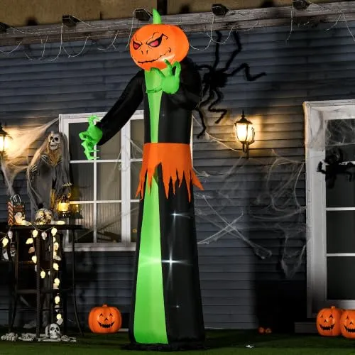 HOMCOM Aufblasbarer Kürbis für Halloween von HOMCOM