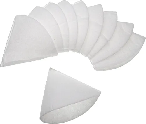 vhbw 10x Kegelfilter Ersatz für Zehnder 990320032 für Lüftungsanlage - Abluftfilter G4, DN 125 Weiß