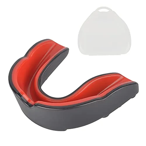 AIBAOBAO Sport Mundschutz - Ideale Atmung, Schützt Zähne, Zahnfleisch & Kiefer Für Boxen, MMA, Rugby, Kickboxen, Judo, Karate, Hockey & Kampfsport. Sportmundschutz mit Praktischer Aufbewahrungsbox