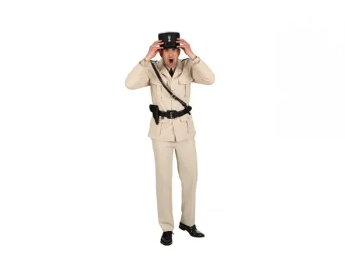 Französischer Polizist Kostüm für Herren - Kostüme für Erwachsene - Set aus Jacke und Hose, ideal für Fasching und Karneval, aus 100% Polyester für hohen Tragekomfort.