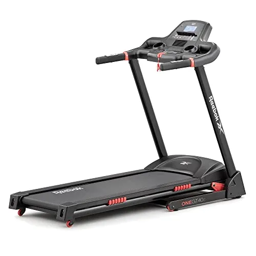 Reebok GT40z Faltbares Laufband - 2,0 PS Motor, 18 km/h Geschwindigkeit und 12 Stufen Neigung, ideal für effektives Training zu Hause