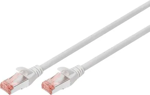 Digitus DK-1644-070 RJ45 Netzwerkkabel, Patchkabel CAT 6 S/FTP 7.00m Grau Halogenfrei, verdrillte Paare, mit Rastnasenschutz
