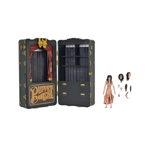 PUPPET MASTER Toulon's Puppet Case & Leech Woman Figurenset - Aufsteller & Figuren – Detaillierte 10 cm große Leech Woman Actionfigur, perfekt für Sammler und Fans des Horrorfranchise.