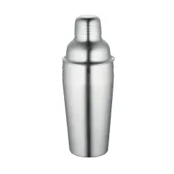 Cilio Cocktailshaker 700 ml - Sonstige Küchenhelfer, hochwertiger Cocktailshaker aus mattiertem Edelstahl mit integriertem Sieb für perfekte Drinks ohne Fruchtstücke und optimalen Kühleffekt.