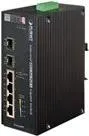 PLANET 4-Port Ind.SFP Ethernet Switch in blau von Planet