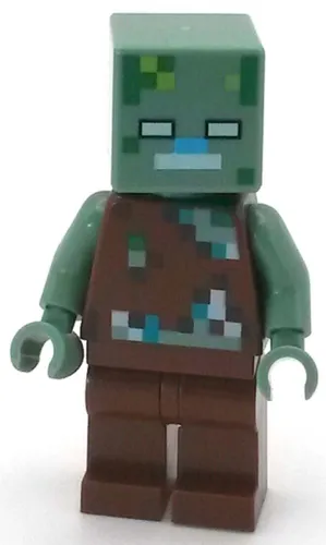 Drowned Zombie 21247 21256 21254 21178 Minecraft Mob Undead LEGO® Figur Neu