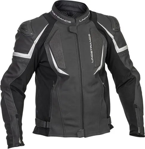 Lindstrands Motorradjacke Leather Jacket Sanden Black