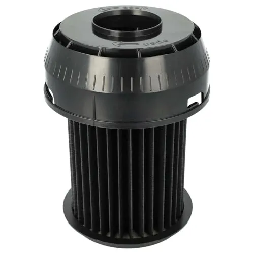 vhbw Faltenfilter kompatibel mit Bosch BGS 6143001, 61430, 61430 CH, 6143004, 6143002 Staubsauger - Filter, Patronenfilter, schwarz