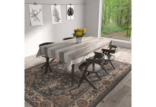 Beautex Tischdecke Wachstuchtischdecke glatt Holz beige abwischbar Garten Tischdecke (1-tlg)