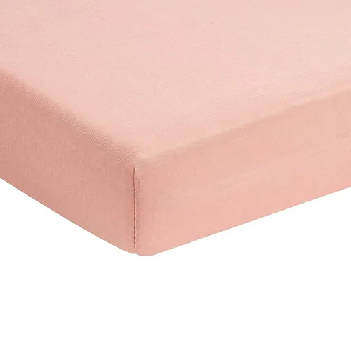 Träumeland Spannbetttuch Tencel malve-rose 60 x 120 cm + 70 x 140 cm TOP