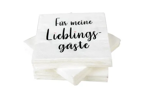 Bestlivings Papierserviette, (100 St., 100% Papier, 33x33 cm, 3-lagig, 1/4 Falz), Servietten vers. Motive - FSC-Zertifizierte Mundtücher