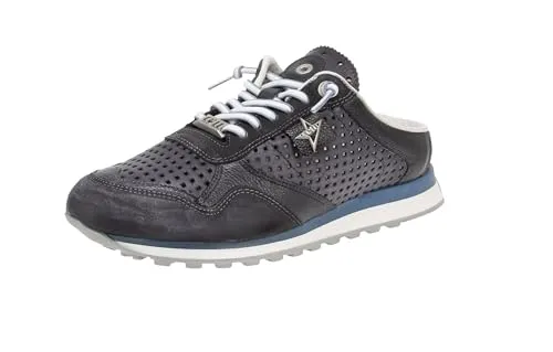 cetti C-848 MULE - Herren Sneaker in Grau, Größe 42 EU - Sneaker aus handgearbeitetem Leder mit einzigartigem Used-Look, ideal für lässige Outfits. Mit elastischem Schnürverschluss und wechselbarem Lederfußbett für optimalen Tragekomfort.