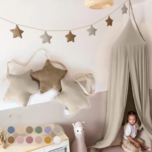 LILIMAUS Sternen Wimpelkette Stoff von lilimaus