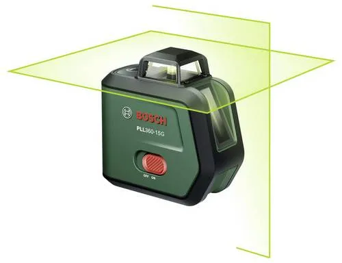 Bosch Kreuzlinien-Laser PLL360-15G mit Akku und Tasche