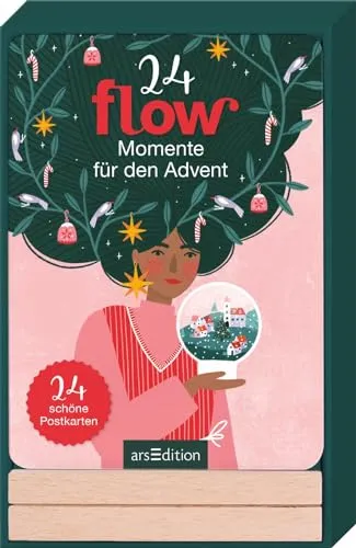 Flow-Momente für den Advent: 24 schöne Postkarten von arsEdition