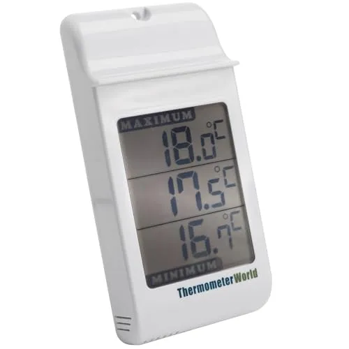 Digitales Max-Min-Gewächshaus-Thermometer von Thermometer World