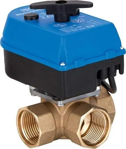 Rotodivert 3-Wege Umschaltventil EMV 110 F3L mit Antribe für Heizung Heizungsanlagen Auswahl-Rotodivert 9004570-DN15