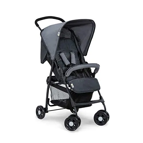 hauck Buggy Sport - Ultra Leicht und Klein Zusammenklappbar - Leichter Reisebuggy mit nur 5,9 kg, ideal für Kinder bis 15 kg. Mit Liegefunktion und extra großem Korb für bis zu 3 kg, perfekt für unterwegs!