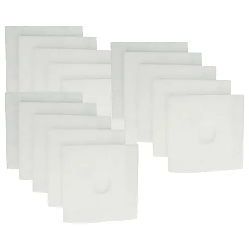 vhbw 15x Luftfilter kompatibel mit Helios ELS-VE 100/60/40, ELS-VE 100/60, ELS-VE 100, ELS-UNI VE 60/40 Lüfter, Ventilator, Lüftungsgerät