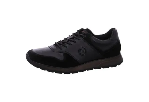 bugatti Herren Low-Top Sneaker - Sportliche Halbschuhe mit Wechselfußbett - Herren-Sneaker in Schwarz mit normaler Weite und Schnürsenkelverschluss, ideal für Freizeit und Sport.