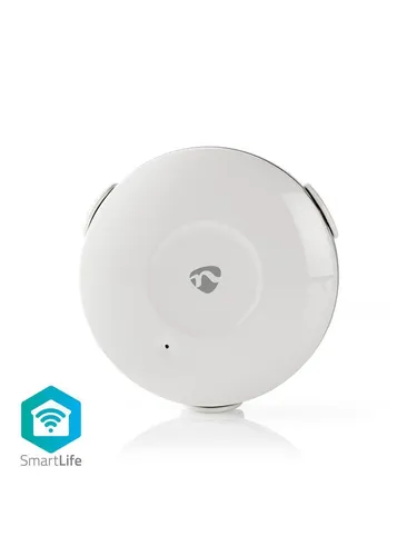 Nedis WLAN Smart Wasserleckdetektor - Nedis WIFIDW10WT - Alarmanlagen: Dieser kabellose Smart-Wassermelder verbindet sich direkt mit Ihrem WLAN, kein Hub nötig, ideal für schwer erreichbare Stellen.