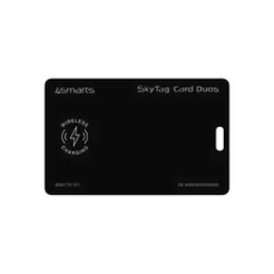 4smarts SkyTag Card Duos ReCharge - GPS-Tracker - Praktischer GPS-Tracker im kompakten Design, ideal für die Standortverfolgung von Wertsachen. Mit wiederaufladbarem Akku für langfristige Nutzung.