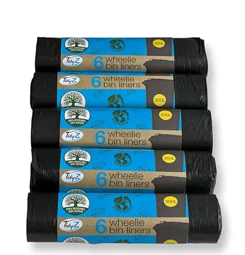 Tidyz Müllbeutel, extragroß, 300 l, 30 Stück